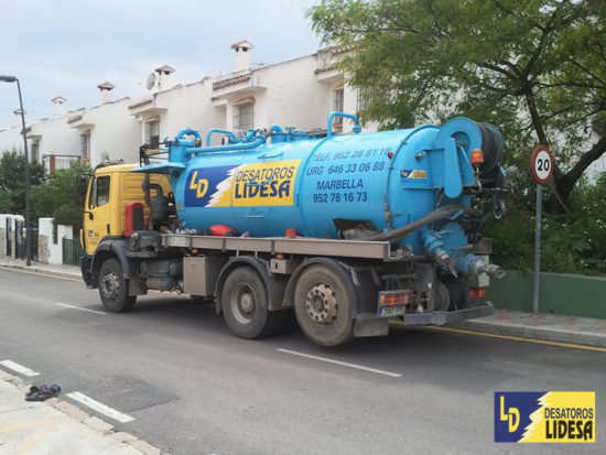 camiones para desatoros Málaga